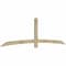 Ekena Millwork Bellingham Rough Sawn Timber Gable Bracket, Douglas Fir, 108"W x 31 1/2"H x 2"D x 4"F, 7/12 Pitch GBW108X31X0204BEL00RDF - alternate 2